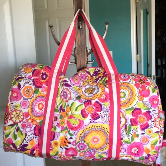 Vera Bradley Handbags - Vera Bradley Clementine Round Duffel NWT